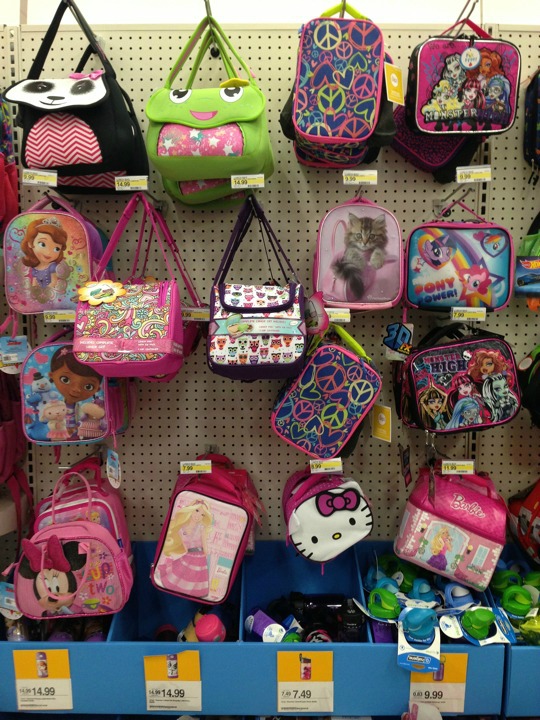 target girls lunchboxes