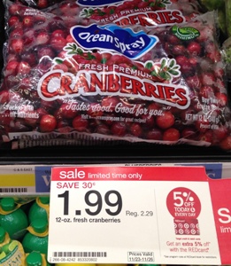 target cranberries