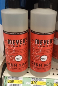 target  mrs meyers clean day dish soap