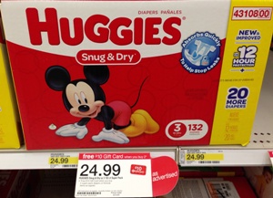 target huggies diaper deal