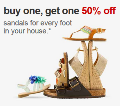 target.com sandal deal