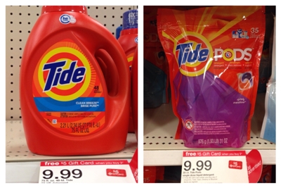target tide detergent collage pic