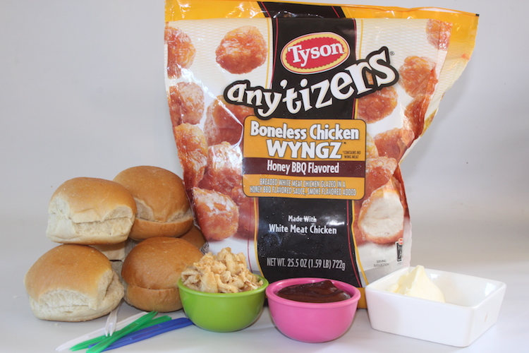 Ingredients for BBQ Chicken Sliders