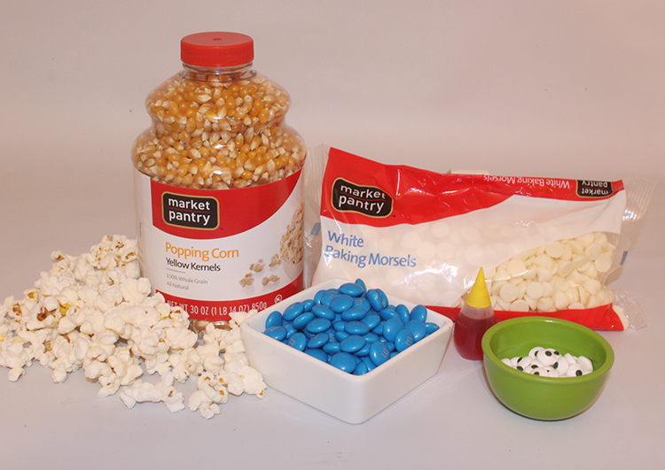 Minions Popcorn ingreditents