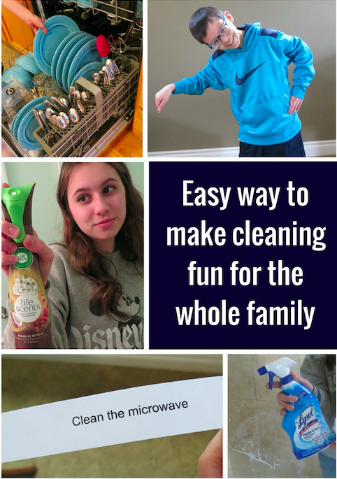 Easy way to make cleaning fun for the whole family