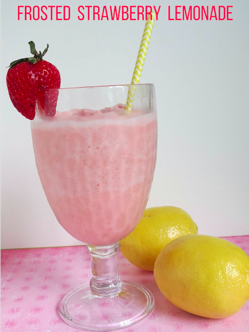 Frosted Strawberry Lemonade