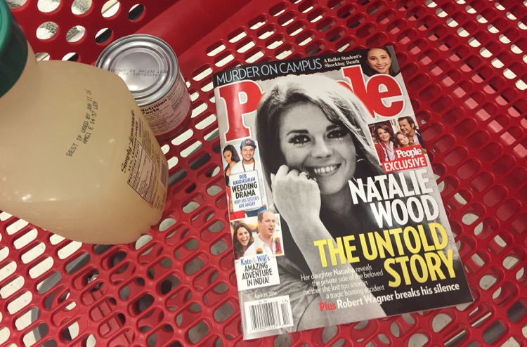 People Magazine shopping at Target