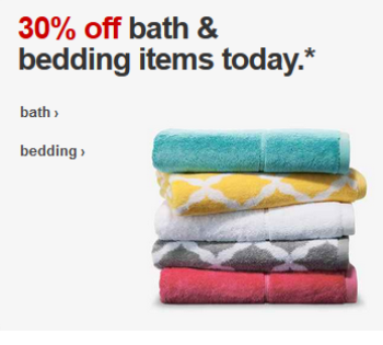target bed bath deal pic