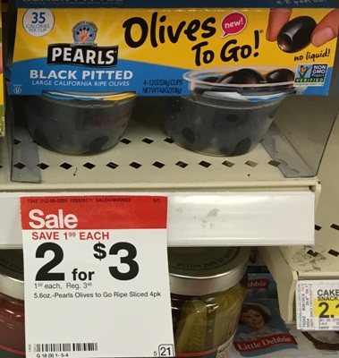 target black peal olives