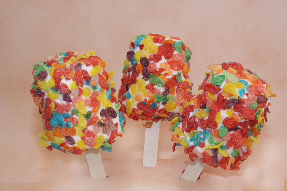Post Fruity Pebbles Ice Cream Pops
