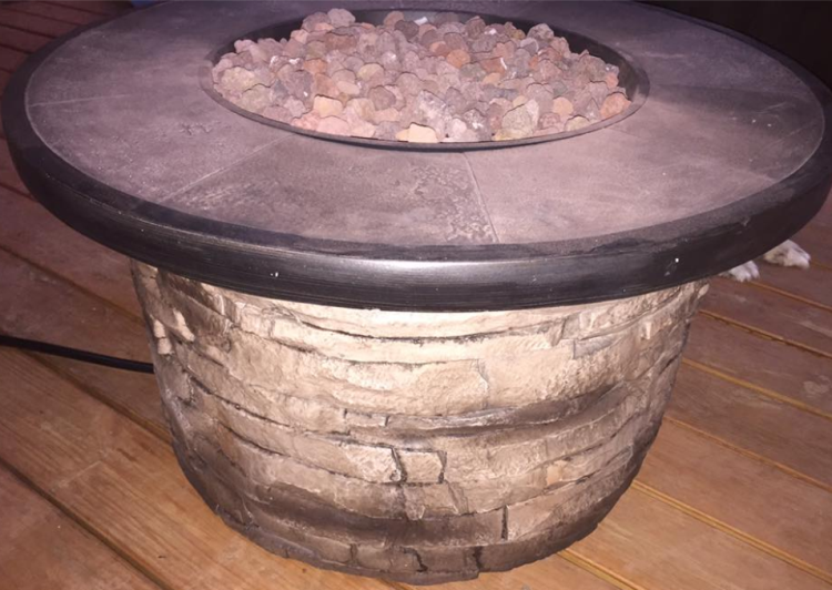 target read clear fire pit