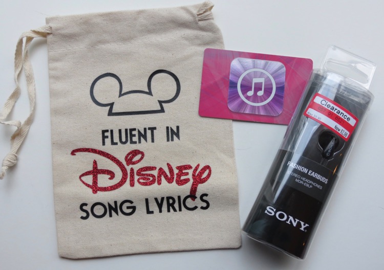 Fluent in Disney Song Lyrics Gift Bag