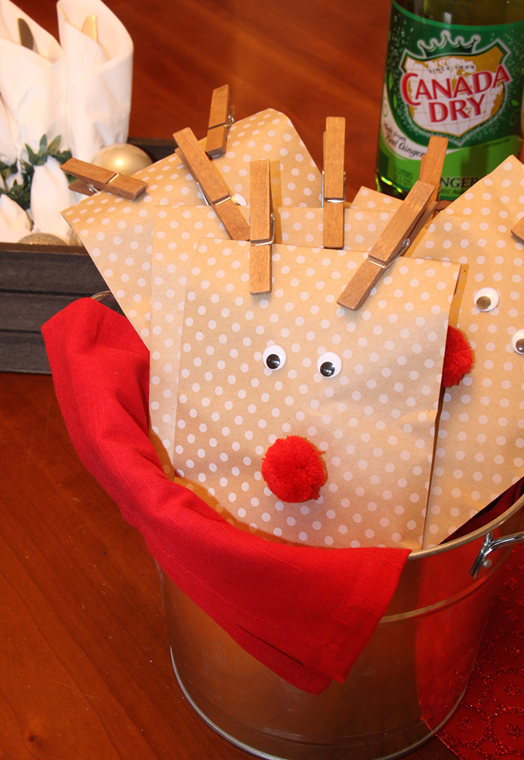 Christmas Reindeer Gift Bags