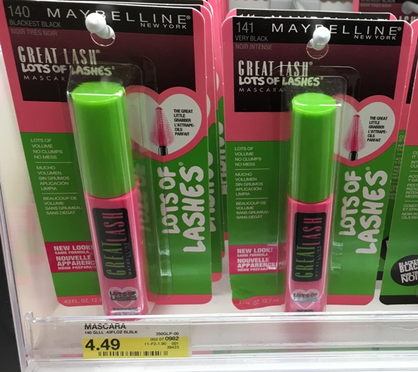 Maybelline Great Lash Mascara only $1.59