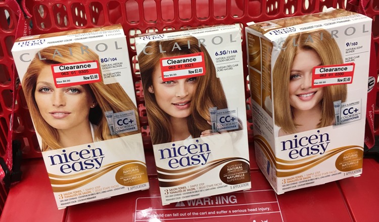 Clairol Nice ‘n Easy Hair Color Possibly only $.48