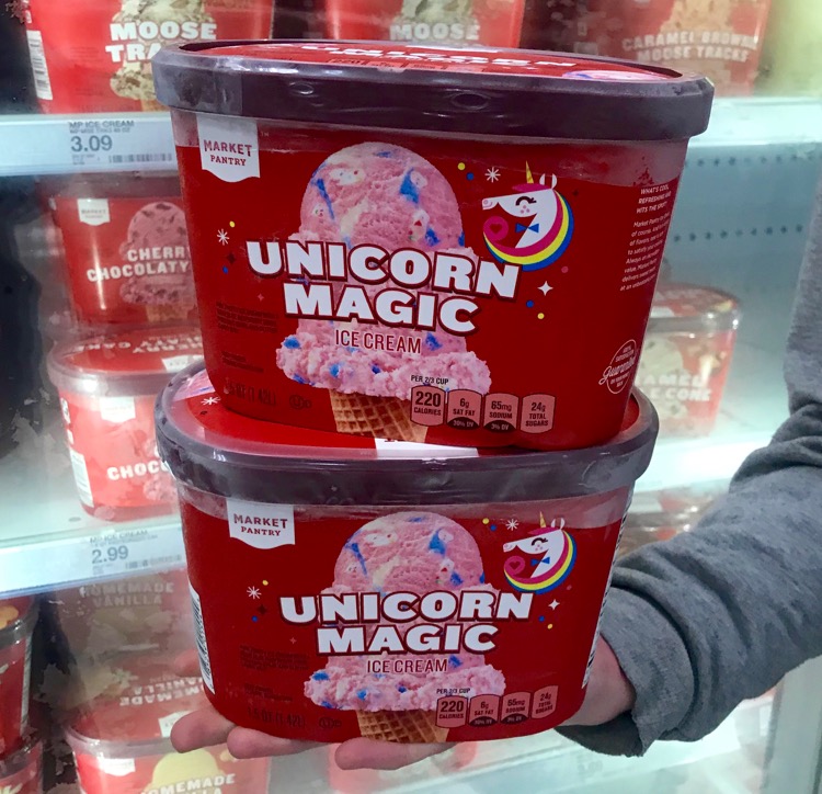 Target Market Pantry Unicorn Magic Ice Cream