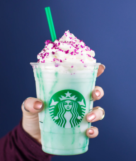 Starbucks Crystal Ball Frappuccino Drink