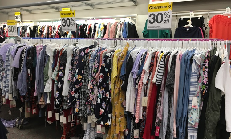 Clearance and Sale Section of Womens Clothing for Sale at a Target Store  Editorial Stock Photo - Image of womens, store: 260895633