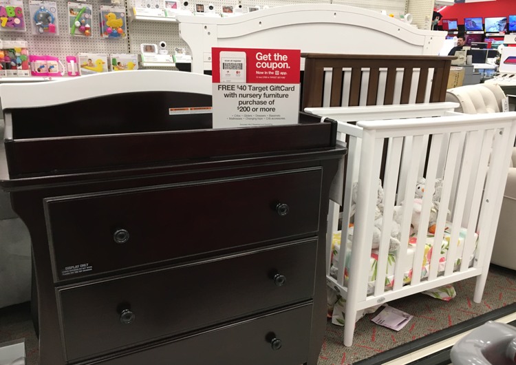 $40 Gift Card with $200 Nursery Furniture Purchase + FREE Shipping