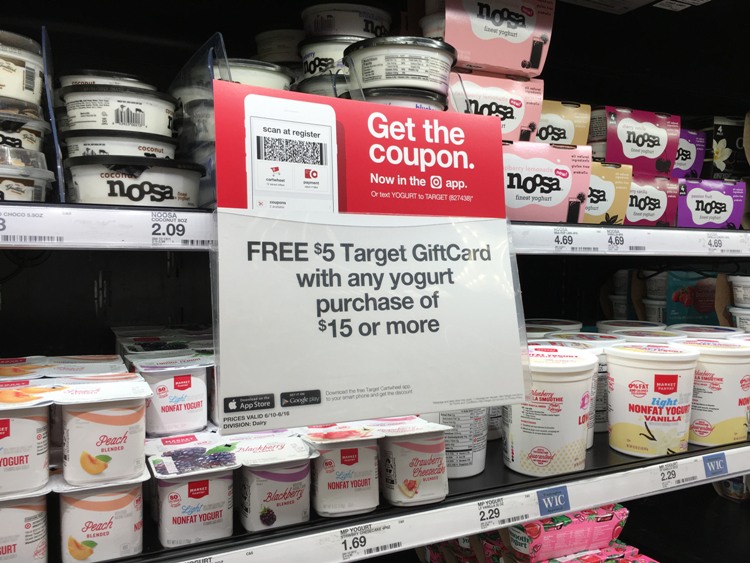 $5 Gift Card with $15 Yogurt Purchase | All Things Target