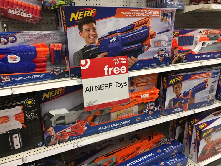 target nerf sale