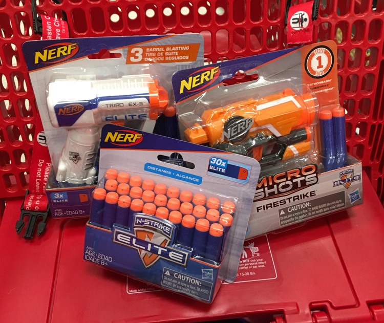 NERF Toys Buy 2, Get 1 FREE at Target