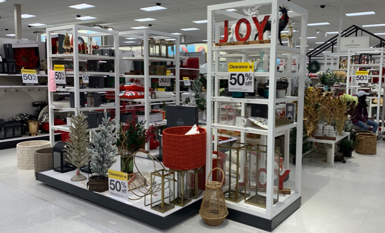 Target Christmas Clearance 50% off