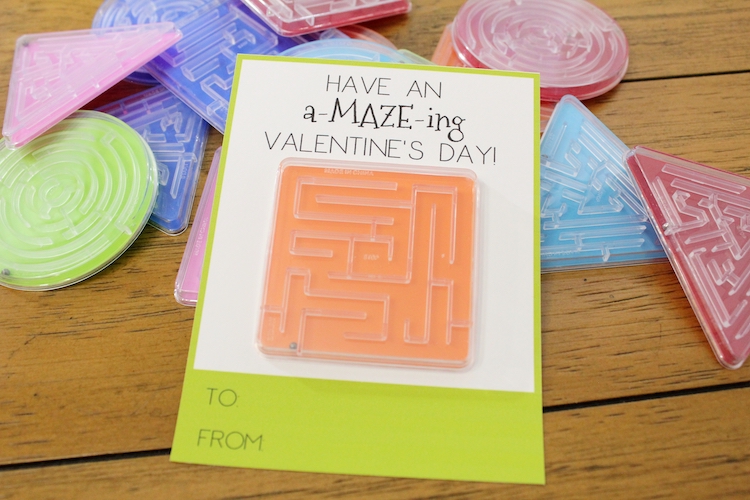 Free Printable A-MAZE-ING Valentine’s Day Cards