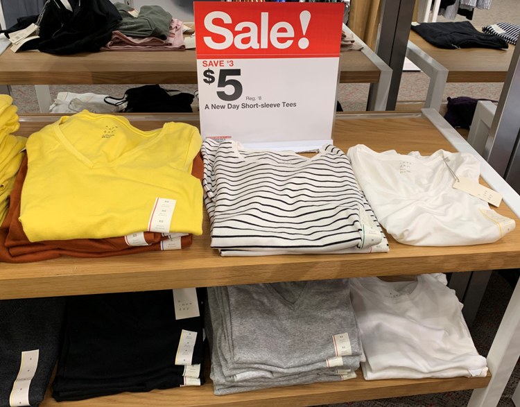 Women’s Tees & Tanks only $5 at Target