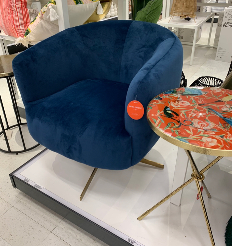 target opalhouse velvet chair