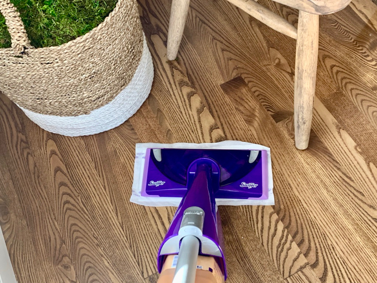 Caring for Wood Floors with Swiffer WetJet Wood