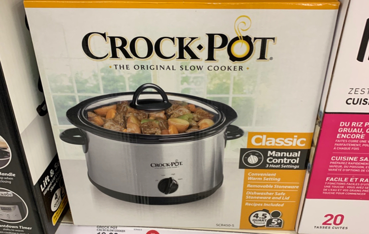 This 2-Quart Crock-Pot Slow Cooker is just $8 at Target today (Reg. up to  $20)