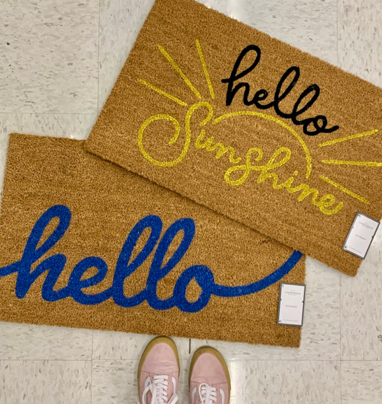 New Layered Doormats at Target