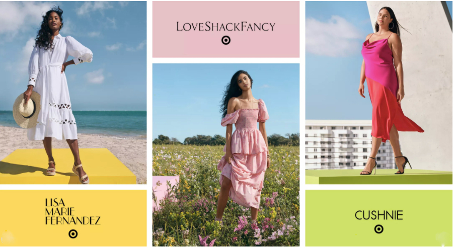 Target designer dress collection coming June 6th. Lisa Marie Fernandez, LoveShackFancy, Cushnie
