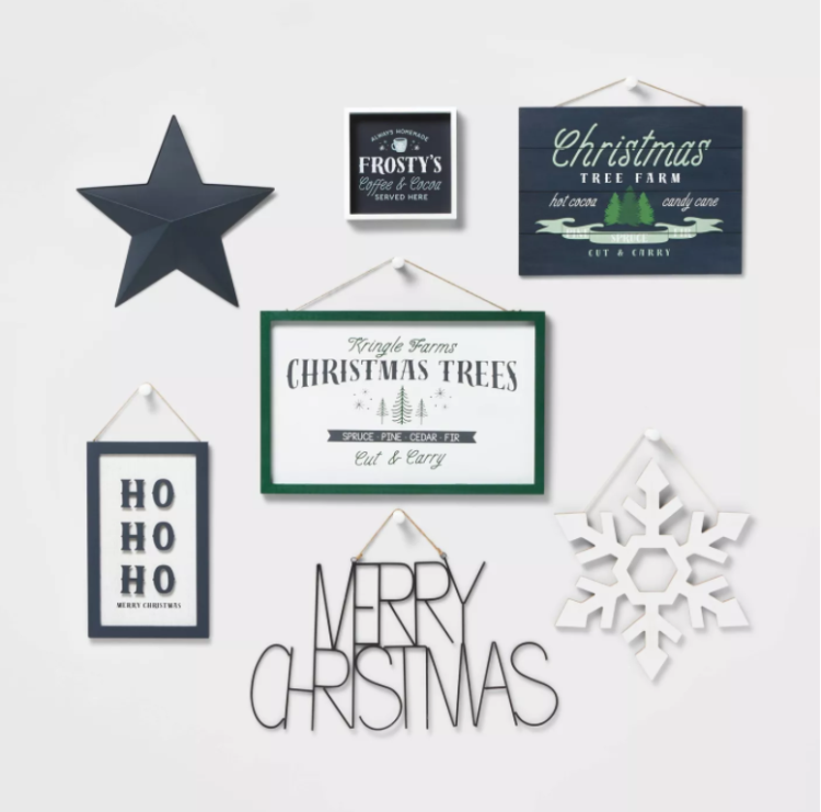 Christmas Decor Sign Kits at Target