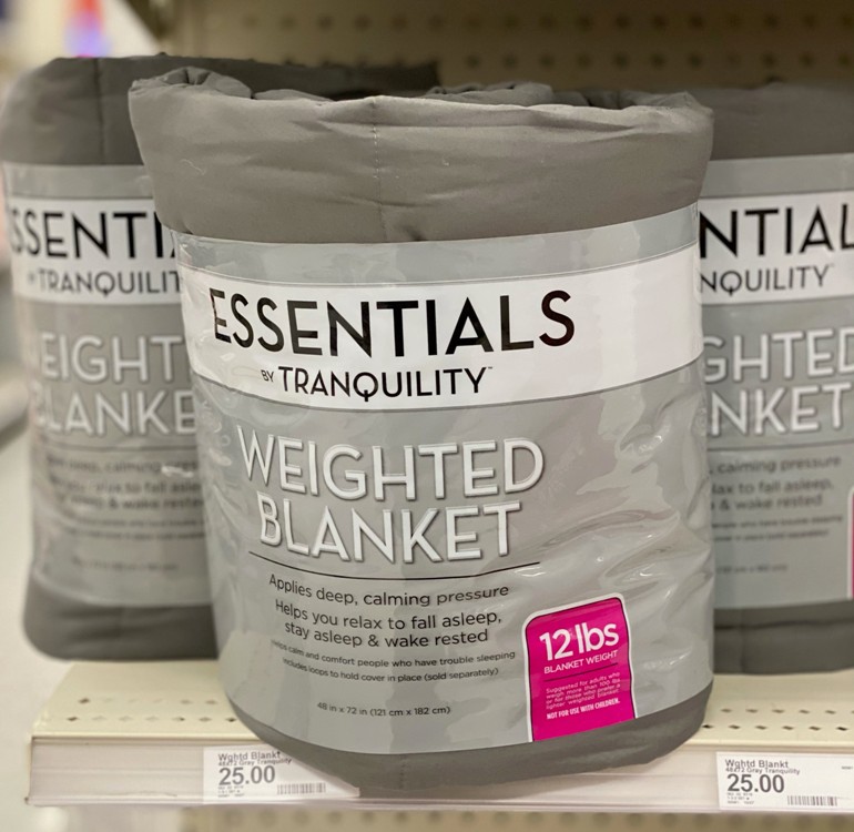 Tranquility 12 lbs Weighted Blanket only $15 | All Things Target