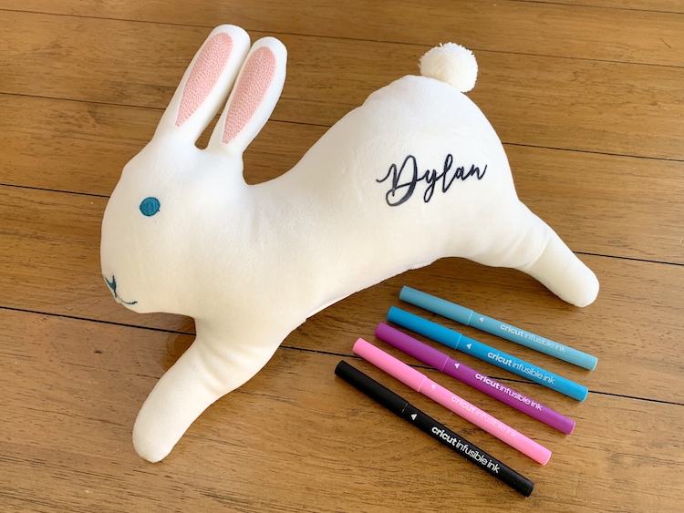 DIY Personalized Plush With Cricut Infusible Ink Markers