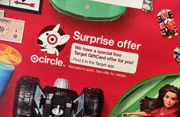 Target toy cheap catalog coupon