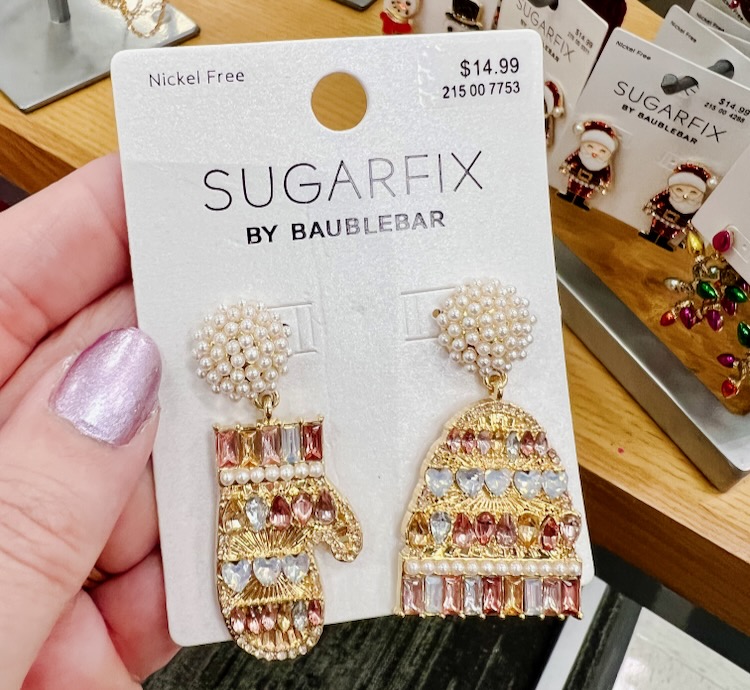 New Sugarfix Holiday Earrings at Target