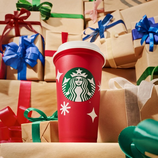 FREE Starbucks Holiday Cup with Purchase (11/17 only)