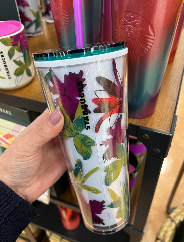 Starbucks Spring Flowers Cup  Starbucks tumbler cup, Starbucks cup art, Starbucks  cups