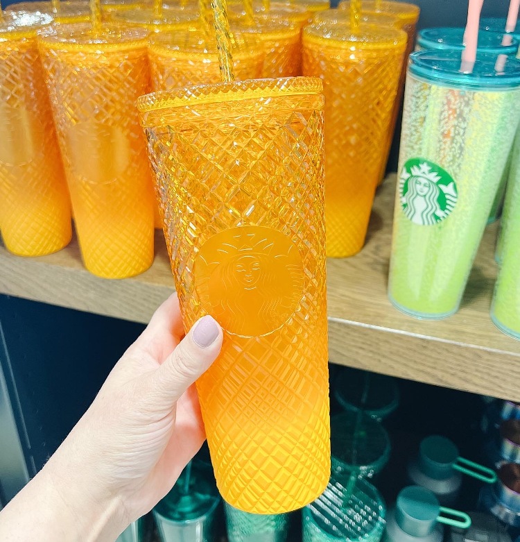 yellow starbucks cup 2023