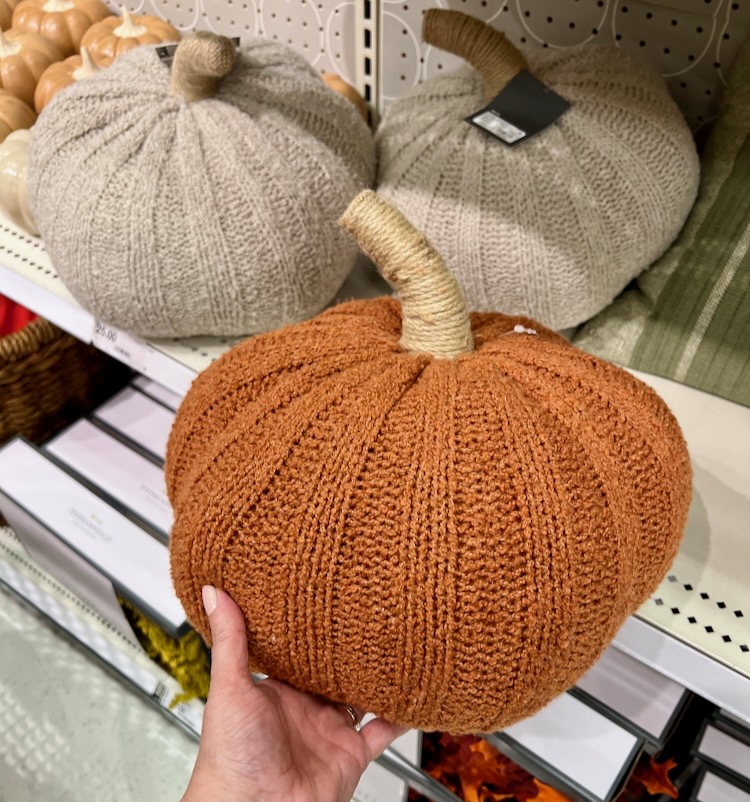 Target sales pumpkin pillow