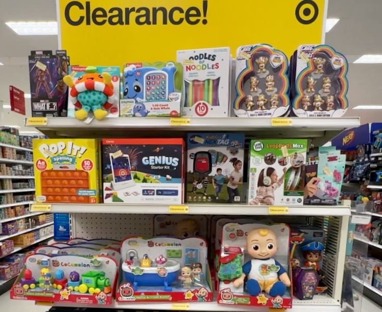 Clearance toys on sale