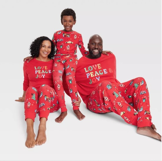 Matching family discount christmas pajamas target