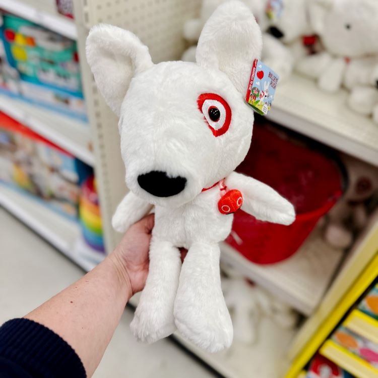 Target bullseye deals dog plush