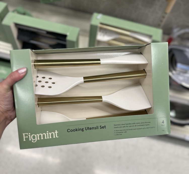 5pc Acacia Wood/Silicone Mini Kitchen Utensil Set - Figmint