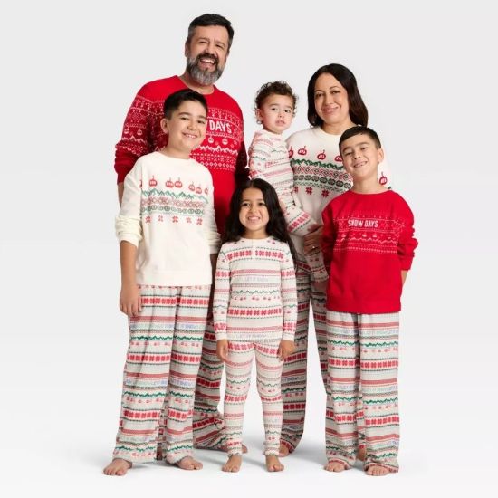 Target Matching Holiday Family Pajamas